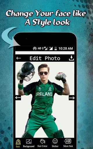 Cricket Photo Suit screenshot 3