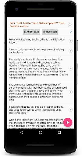 Learn English with VOA 3 تصوير الشاشة