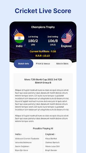 Cricket Live Line - Live Score screenshot 5