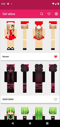 Girl skins for minecraft screenshot 1