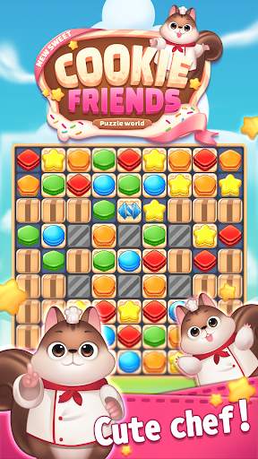 New Sweet Cookie Friends: Puzzle World screenshot 3