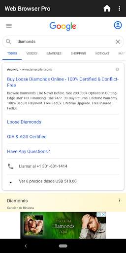 Web Browser Pro screenshot 3