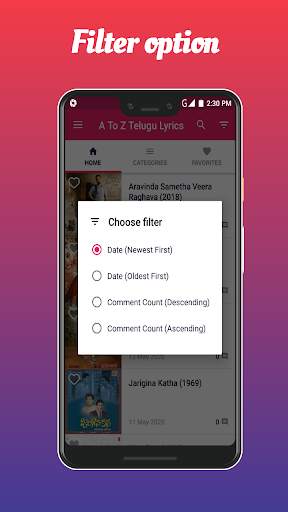 A To Z Telugu Lyrics screenshot 7
