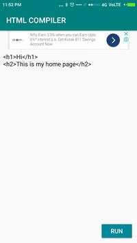 HTML / CSS / JS COMPILER  [OFFLINE] screenshot 2