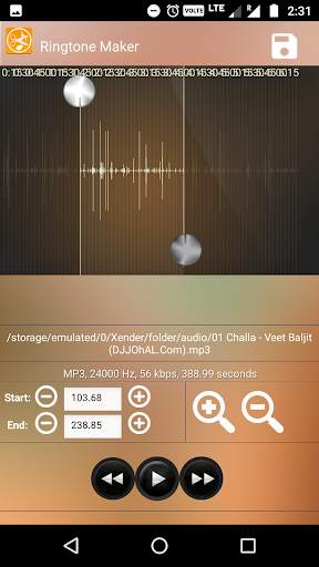 Ringtone Maker and MP3 Cutter With Voice recorder screenshot 4