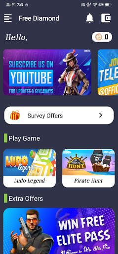 Free Diamond Elite Pass Giveaway Every Season screenshot 1