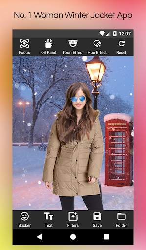 Women Winter Jacket Suit screenshot 3