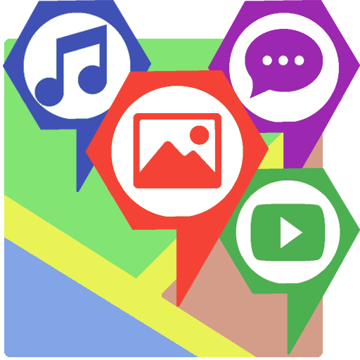 MultiMediaMap - photos on a map icon