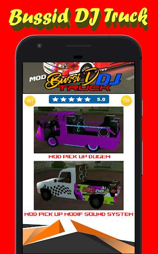 Mod bussid truk canter dj mino screenshot 4