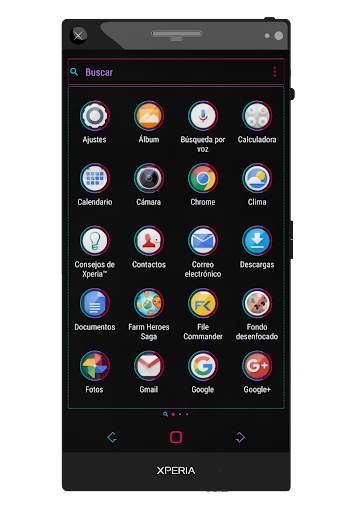 Tema-SXP Black-Colors screenshot 2
