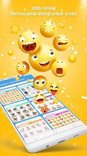 Papan Ketik Emoji - Emoji, GIF screenshot 1