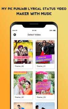 My Pic Punjabi Lyrical Status Maker with Music screenshot 1