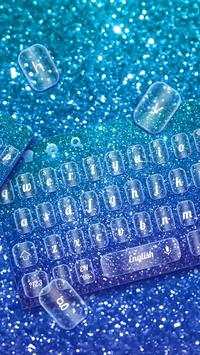 Blue Sequins Keyboard screenshot 2