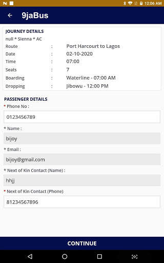 9jaBus - Bus Ticketing System screenshot 5