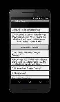 Guide for Google Duo FREE screenshot 2