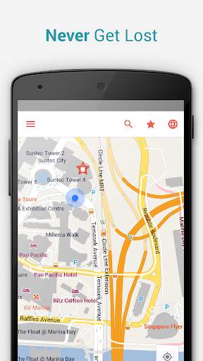 Singapore Offline City Map screenshot 2