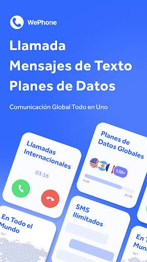 WePhone: Llamadas y Mensajes screenshot 1
