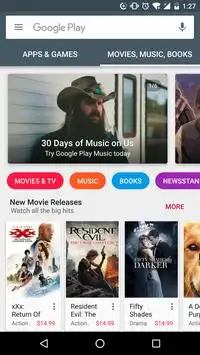 Google Play Store скриншот 3