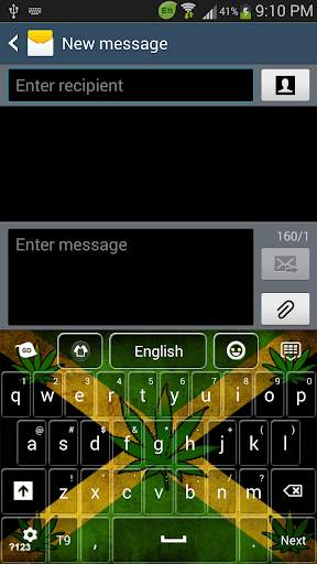 Rasta Jamaica Keyboard screenshot 1