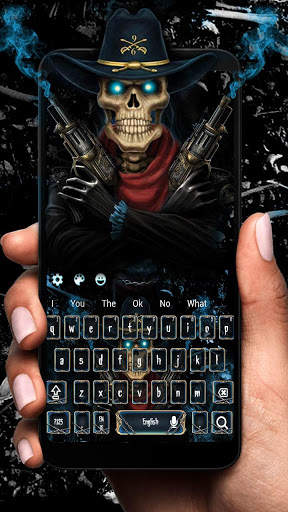 Skull Fire Guns Keyboard screenshot 1
