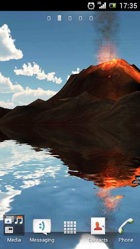 3D Volcano Live Wallpaper FREE screenshot 2