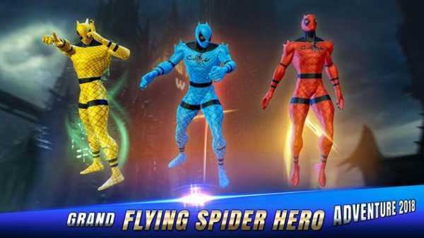 Flying Spider Hero Adventure Fight 2018 скриншот 2