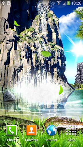 Tropical Waterfall Wallpaper screenshot 3