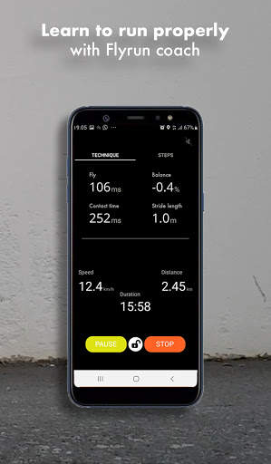 Flyrun - Running tracker screenshot 1
