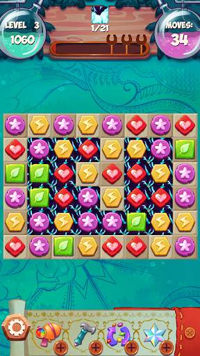 Unicorn Forest Fruit Match 3 screenshot 2