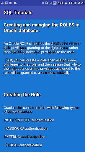 SQL Tutorials screenshot 7