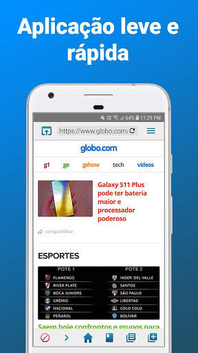 Navegador 4G Rápida e Segura screenshot 5