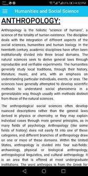 Humanities and Social Sciences screenshot 2