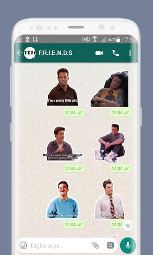 Stickers Friends - WAStickerApps screenshot 2