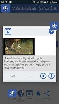 Video downloader For Facebook screenshot 3