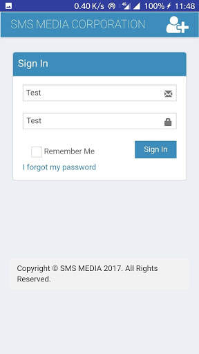 SMS MEDIA App screenshot 2