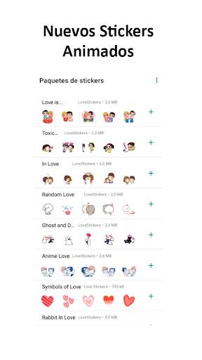 Stickers animados de amor para Whatsapp 2021 screenshot 1