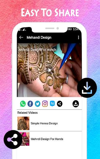 2020 Mehandi Design Photos & Video screenshot 6