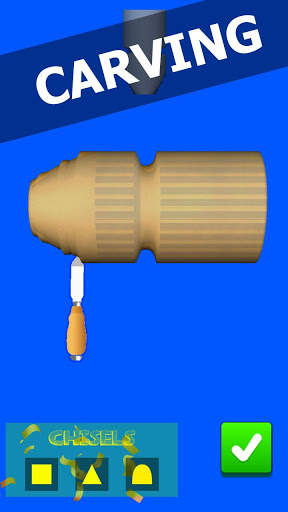 Wood Lathe Turning 3D screenshot 1