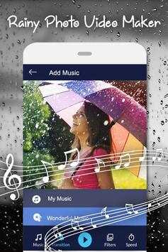 Rainy Video Maker - Rainy Photo Video Maker screenshot 2