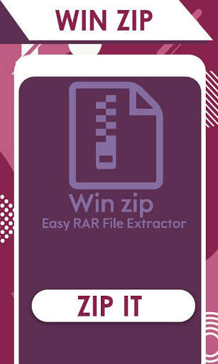 Win zip - Easy RAR File Extractor 2019 screenshot 1