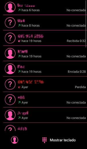 THEME i 8 BLACK PINK EXDIALER screenshot 5