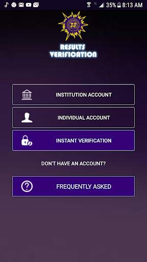 WAEC Result Verification screenshot 1