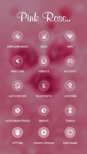 Pink Rose APUS Launcher theme screenshot 3