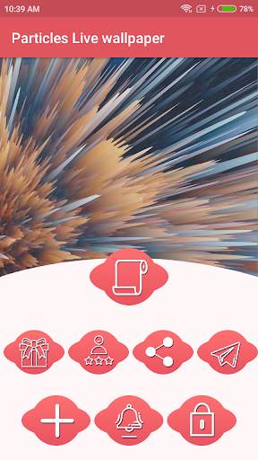 Particles live wallpaper screenshot 1