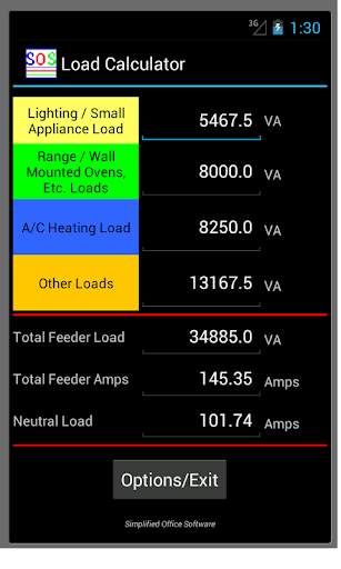 Load Calculator screenshot 1