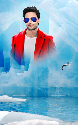 Frozen cave photo editor frame screenshot 8