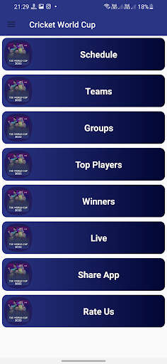 Cricket World Cup Live 2022 screenshot 5