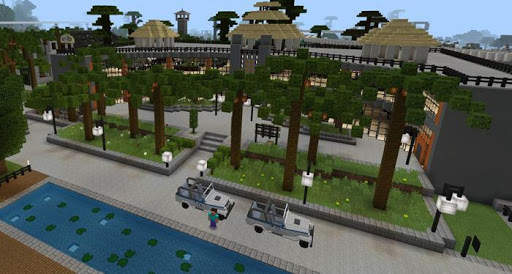 Jurassic park maps and mods for Minecraft screenshot 3