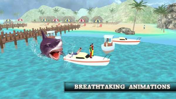 Blue whale : Angry Shark Sim 2018 screenshot 3