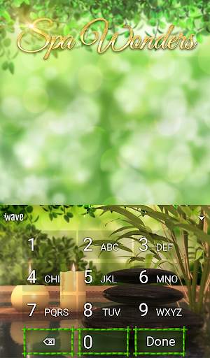 Spa Wonders Animated Keyboard   Live Wallpaper स्क्रीनशॉट 5
